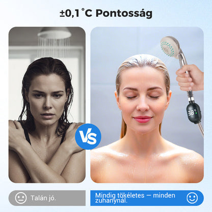 💧Zuhanyhőmérő🌡️ Nincs több találgatás – azonnali hőmérséklet! 🚿