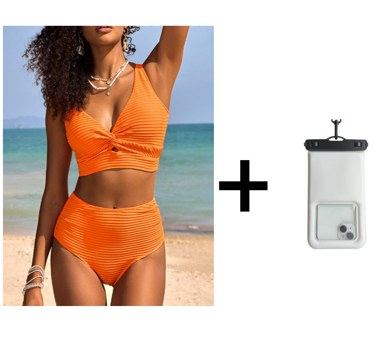 👙Magas derekú bikini szett