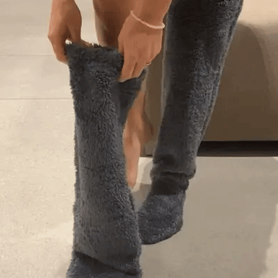 Libatollas térdzokni karácsonyra