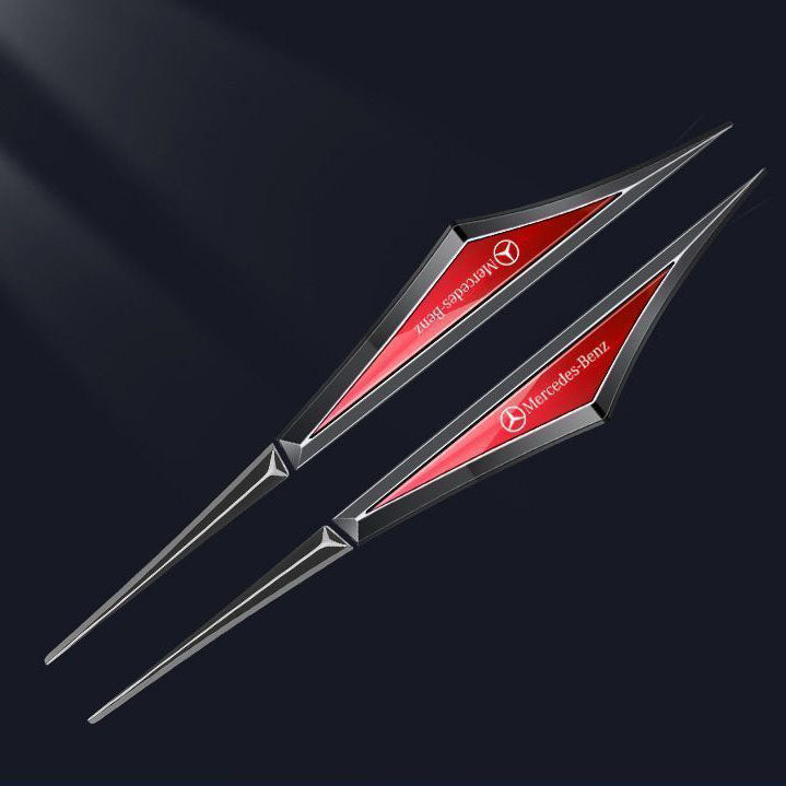 Kreatív horganyzott fém autómatricák✨2 db✨