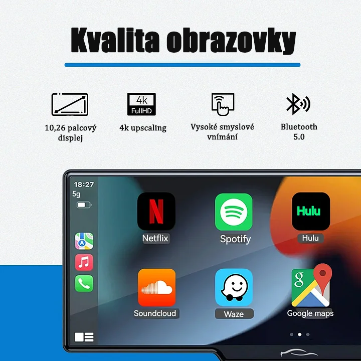 Autós táblagép intelligens audio- és videorendszere (Pro MaxTM 2025-ös modell).