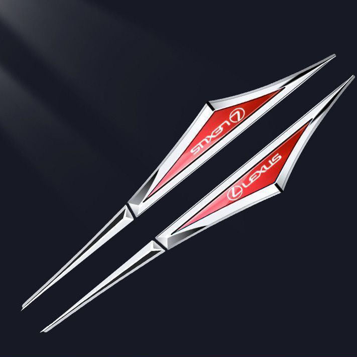 Kreatív horganyzott fém autómatricák✨2 db✨