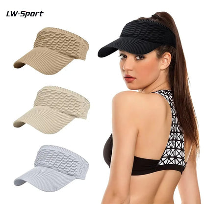 ☀️🧢 Napellenző lyukkal magas copfnak – UV-szűrős, lélegző, kültéri tevékenységekhez és mindennapi használatra