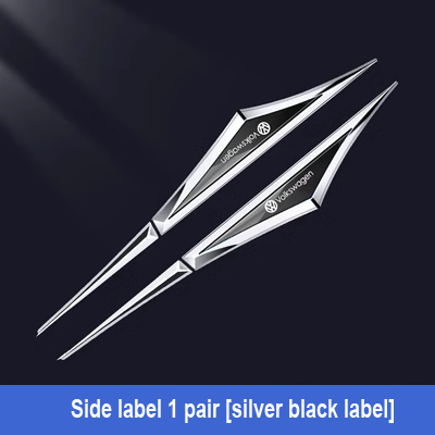 Kreatív horganyzott fém autómatricák✨2 db✨