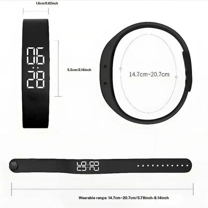 ⌚ MOST 50% KEDVEZMÉNY! ❤️ Okos egészségkarkötő – fitneszkövető, pulzusmérő és lépésszámláló 🏃