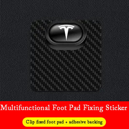 🎉HOT SALE 🎉Multifunctional Carbon Fiber Car Mat Fixing Buckle✨8 Pcs✨