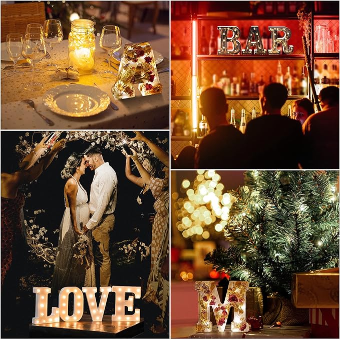 🌸Kézzel készített virágmintás gyantából készült éjszakai fény