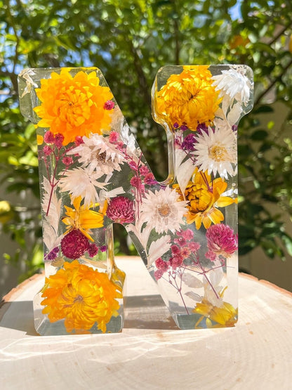 🌸Kézzel készített virágmintás gyantából készült éjszakai fény