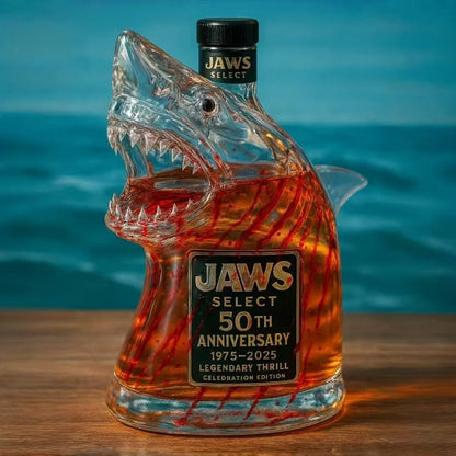 Jaws évfordulós kiadású whiskysüveg