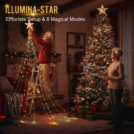 🎁Korai ünnepi akció 50% kedvezménnyel🎄Starlight Cascade karácsonyi fények