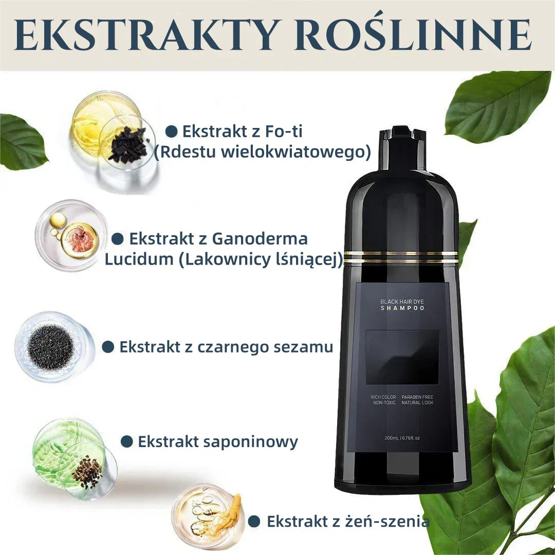 Azonnali színező hatású hajsampon - Szakáll és haj