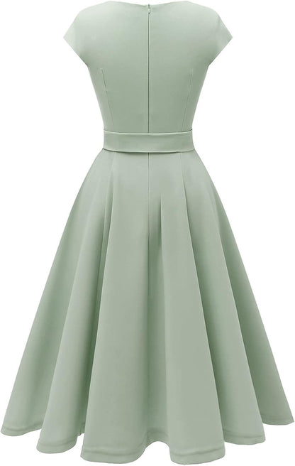 DRESSTELLS koktélruhák nőknek, alkalmi menyasszonyi ruhák, visszafogott báli ruhák templomi fogadásokra 2025-ben