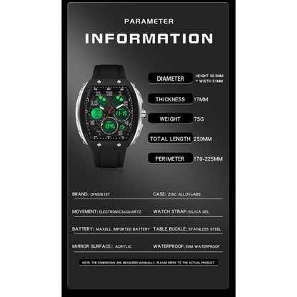 ⌚Férfi digitális sportóra háttérvilágítással és automatikus dátumfunkcióval✨