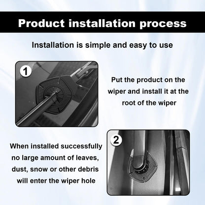 Szilikon ablaktörlő tengelyvédő szerkezet