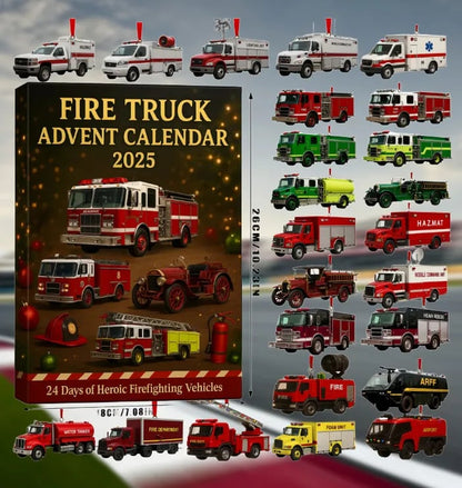 🚒🔥TŰZOLTÓAUTÓ ADVENTI NAPTÁR 2025🎁🌲