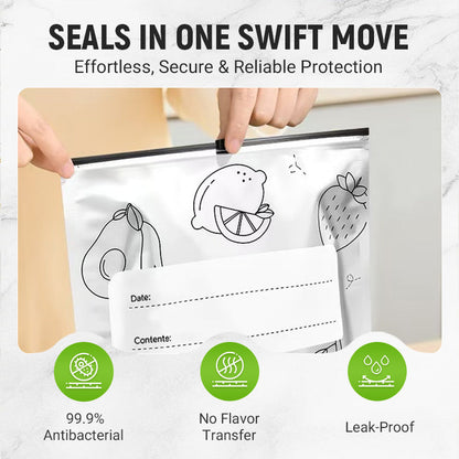 ✨ Újrafelhasználható alumínium fólia zárható tároló zsákok