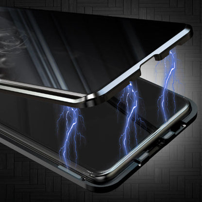 💥Mágneses edzett üveg kétoldalas telefon tok Samsung S23-S25 sorozathoz