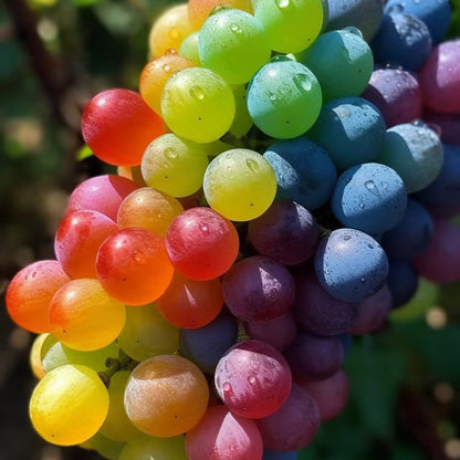 Egy új, ritka, szivárványszínű hibrid bio szőlőfajta