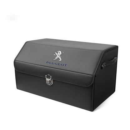 Bőr tárolórekesz az autó csomagtartójába