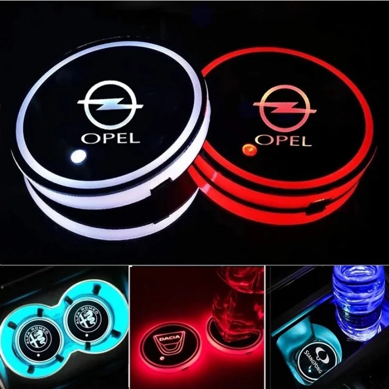2 db LED-es autóalátét