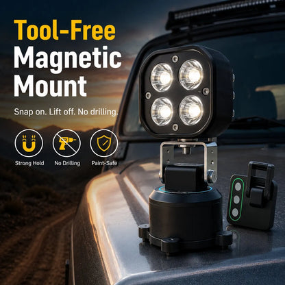 🏕️ Többirányú mágneses LED-es kapszulafény
