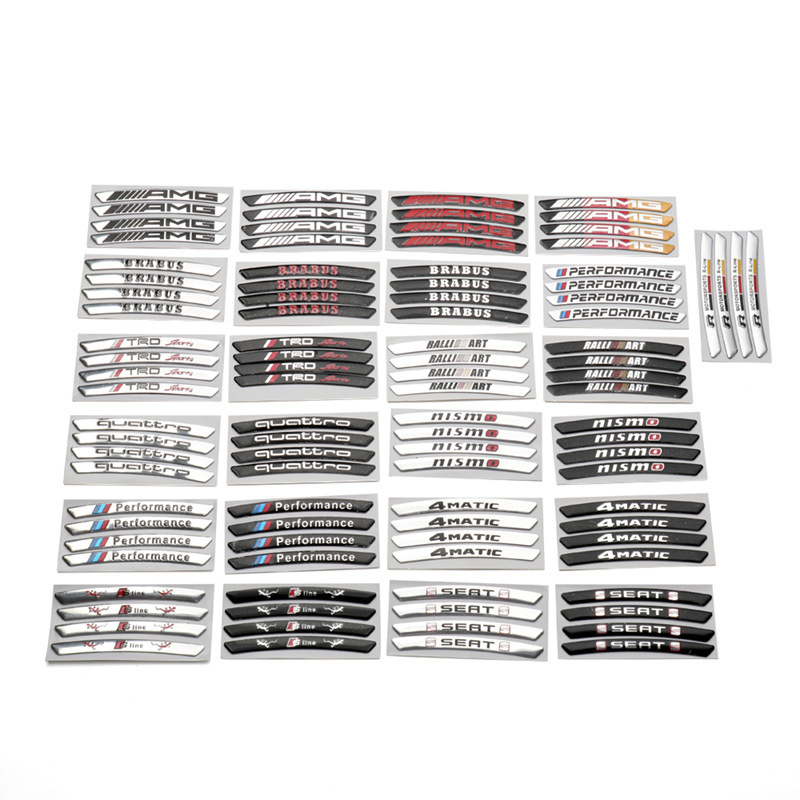 Forró akció ✨50% kedvezmény ✨3D személyiség fém kerékmatrica (4 db)