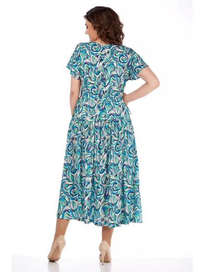 🔥Legjobb akció🔥🌺Nyári sifon ruha mintával👗