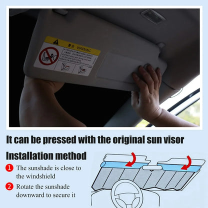 Autó napellenző, szélvédő hővédő