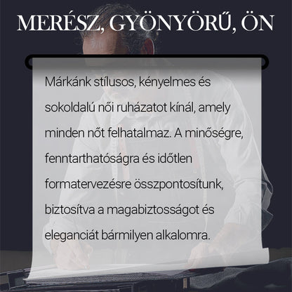 💥Női V-nyakú póló és midi szoknya szett👗