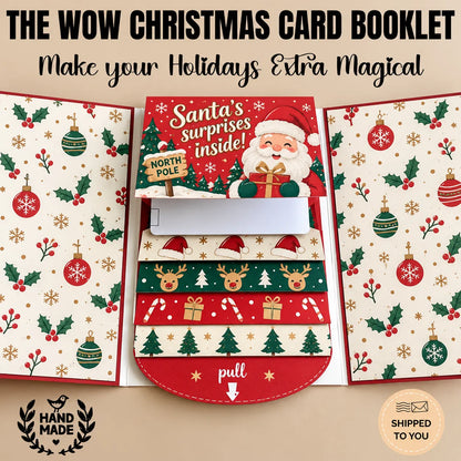 2026 New 🎅💳 Waterfall Christmas Gift Card Booklet ✨