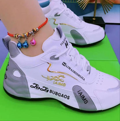 Divatos női mindennapi kényelmes sportcipők, amelyek növelik a magasságot