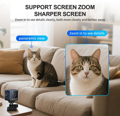 W03 Okos WiFi-s biztonsági kamera – 1080P HD, éjjellátó, mozgásérzékelés, alacsony fogyasztású