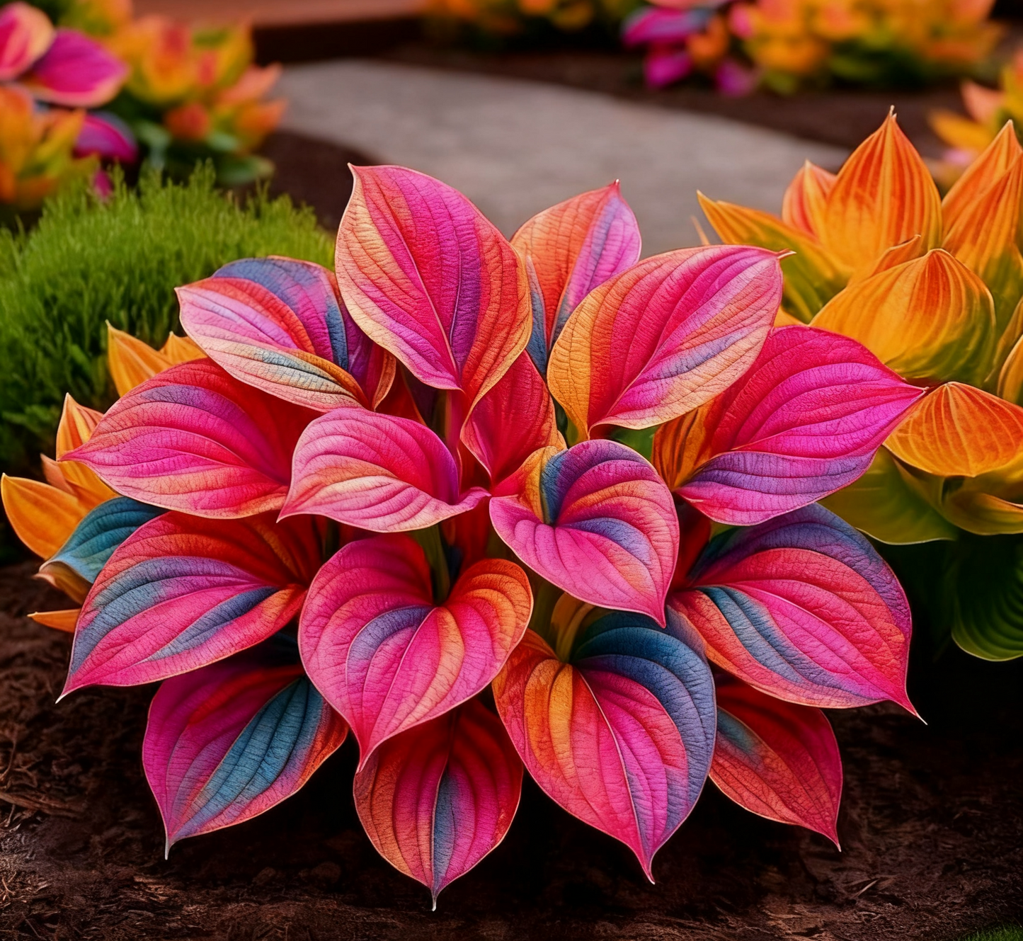 🔥🌌 Sötétben világító kerti varázslat: Ritka hosta magok mélykék lánggal