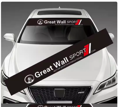 🔥Autó napellenző matrica