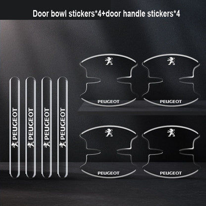 Sűrűsített autóajtó ragasztó logóval ✨8 db✨