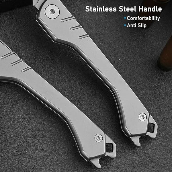 ⏰🏆Összecsukható univerzális kés 10 cserélhető pengével