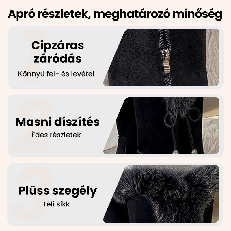 🌸Időkorlátozott ajánlat🎄 Női meleg, csúszásmentes, tartós csizma❄️