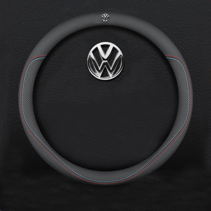 Prémium nappabőr kormánykerék-huzat – Luxus kényelem, lélegző konstrukció és egész éves tartósság