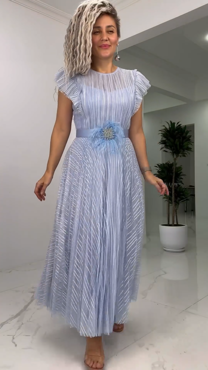 [S-5XL]🥰✨2025 Slim Fit sifon ruha