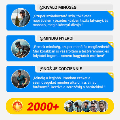 👓 Férfi Divatos Könnyű Napszemüveg