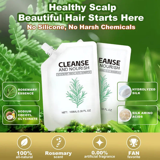 ✨Frissítő hajsampon, amely simaságot és fényt ad a hajnak