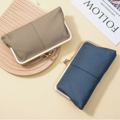 Hosszú pénztárca valódi bőrből