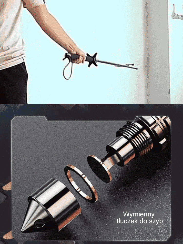 Multifunkcionális teleszkópos bot - szabadtéri hegymászáshoz