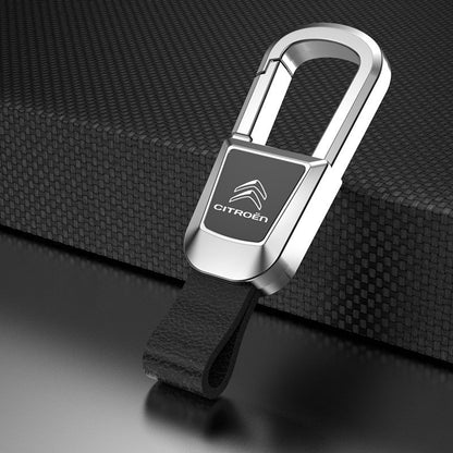 🎉Kiváló minőségű valódi bőr autós kulcstartó