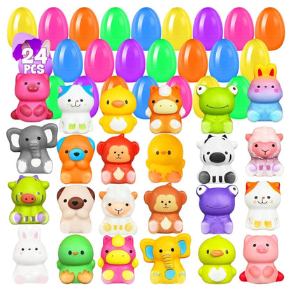🎁12/24 DB Húsvéti tojás előretöltött, lassan kelő squishy játékok