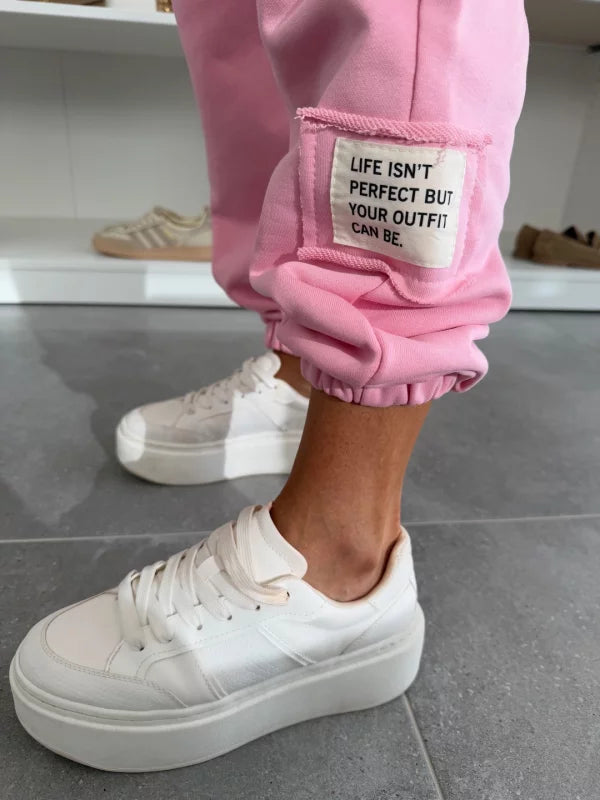 Kényelmes, kétrészes pamut öltöny