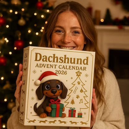🎄🐾 Tacskó adventi naptár 2026-ra 🐶✨