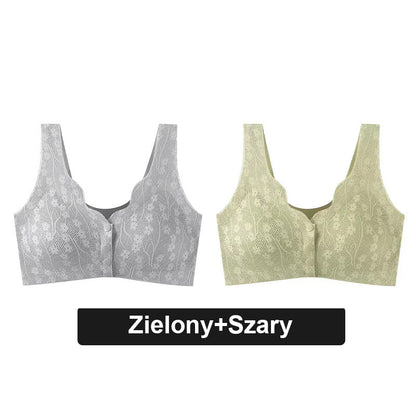 🩱 Szexi, légáteresztő és kényelmes csipke, plus méretű melltartó gombokkal