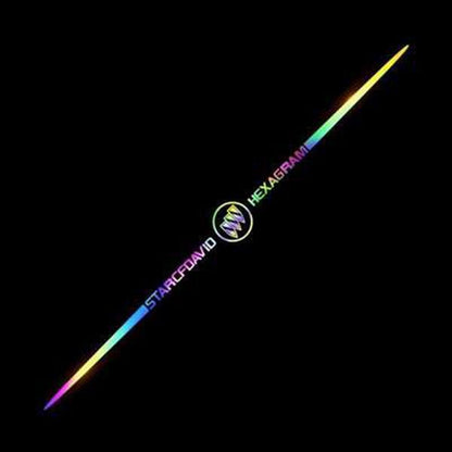 3D színes lézerfényvisszaverő autómatricák 4 db