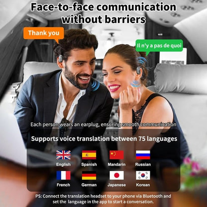 🏆Legnépszerűbb 1. számú termék ⏰ Utolsó nap 💎 OWS Bluetooth 5.4 vezeték nélküli fejhallgató mesterséges intelligenciával történő fordítással (iOS és Android rendszerre)